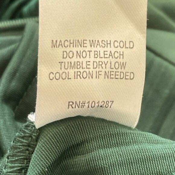 Alexia Admor Velvet Formal Wide Leg Jumpsuit Emerald Green Holiday Size 2 - Picture 9 of 10